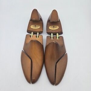 Vintage J.M. Weston Wood Shoe Trees Mens UK 7 US 8 Made in France Split Toe